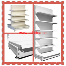 White Metal Display Shelf for Store Goods Promotion